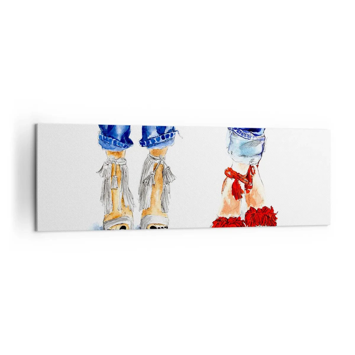 Obraz na plátne - Možno by sme sa vydali na prechádzku? - 160x50 cm