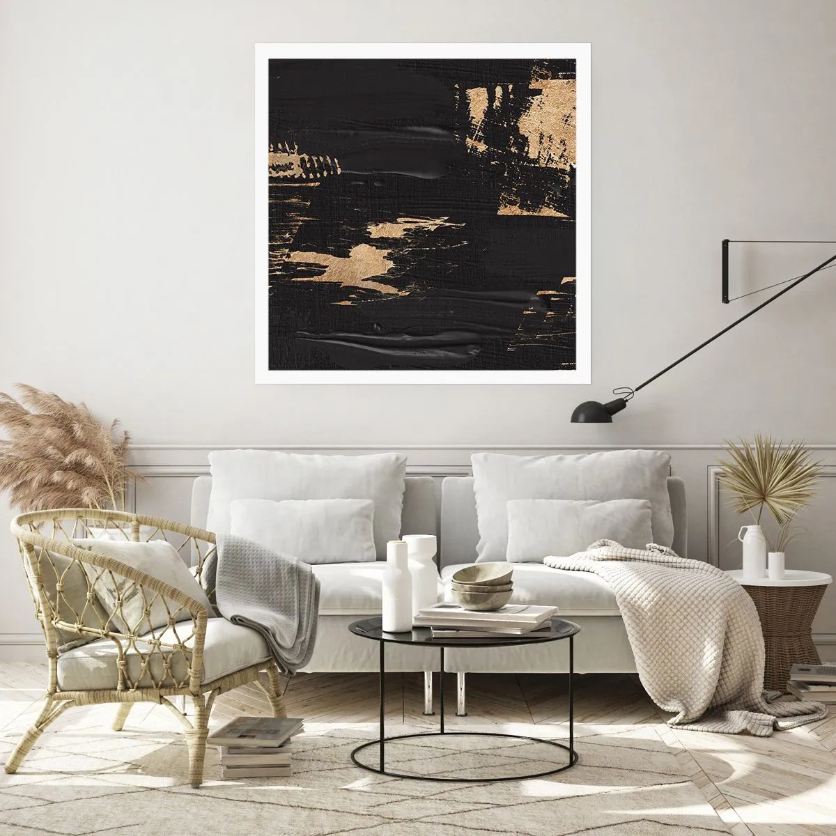 Plagát - Stopa dotyku - 60x60 cm