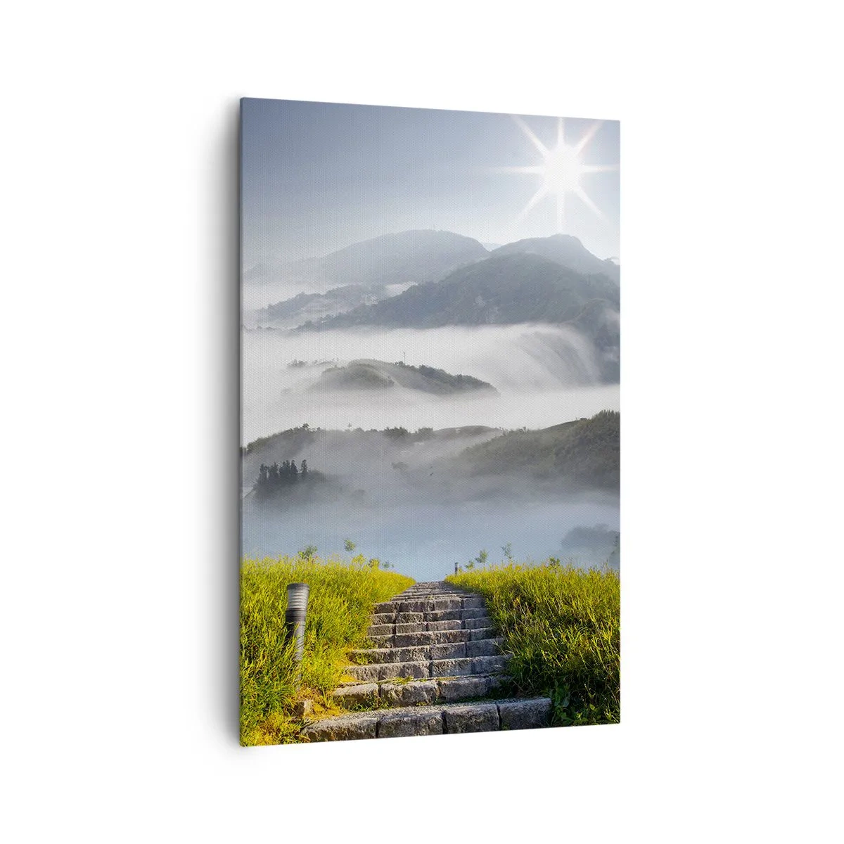 Obraz na plátne - Stále hore k oblakom - 80x120 cm