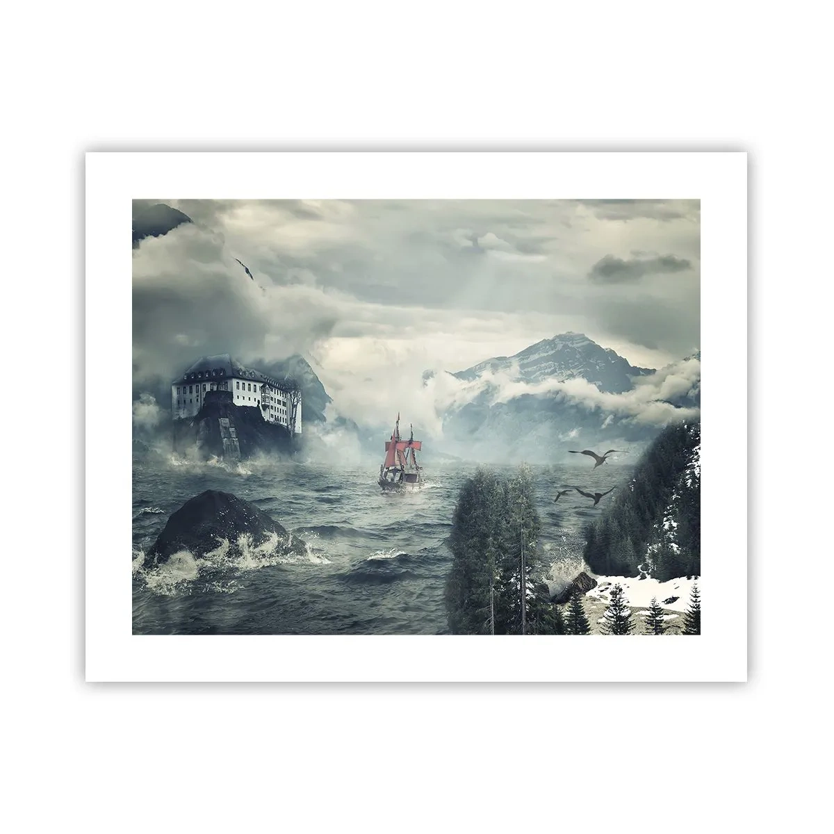 Plagát - V kúzelných vodách - 50x40 cm