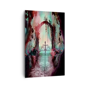 Obraz na plátne - Tajná záhrada - 80x120 cm