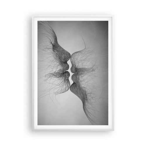 Plagát v bielom ráme - Bozk vetra - 70x100 cm