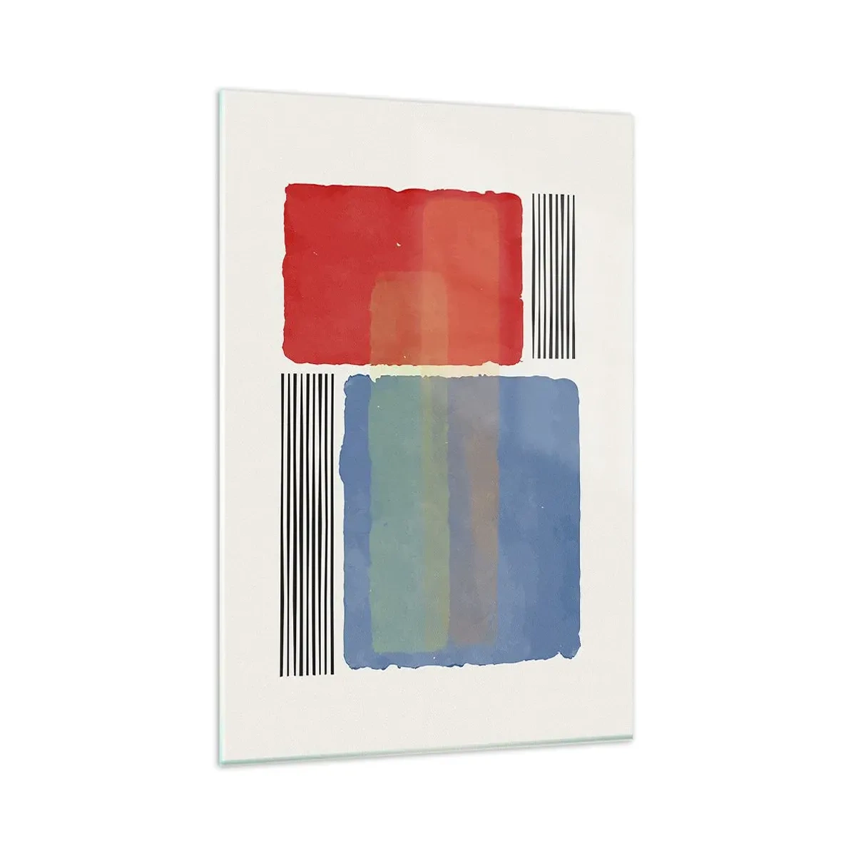 Obraz na skle - Duch a písmeno geometrie - 80x120 cm