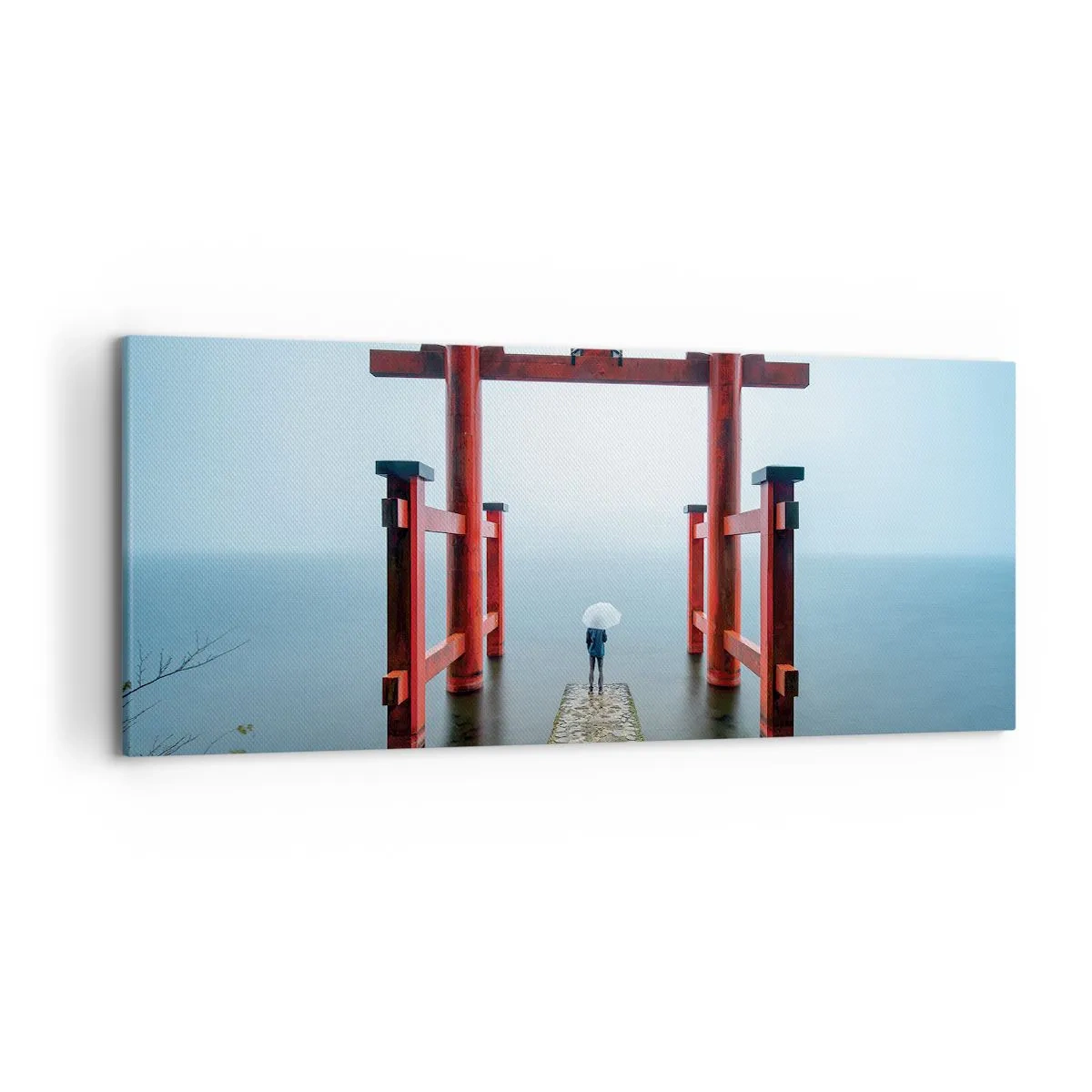 Obraz na plátne - Japonské zamyslenie - 120x50 cm