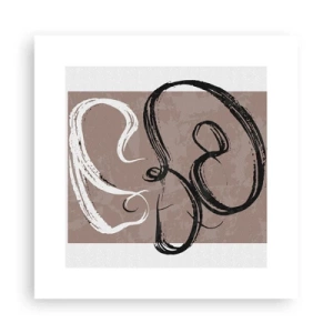 Plagát - Kompozícia – hľadanie úplnosti - 30x30 cm