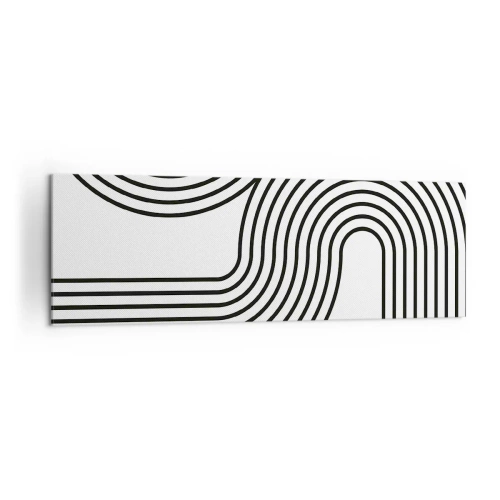 Obraz na plátne - V zákrute - 160x50 cm