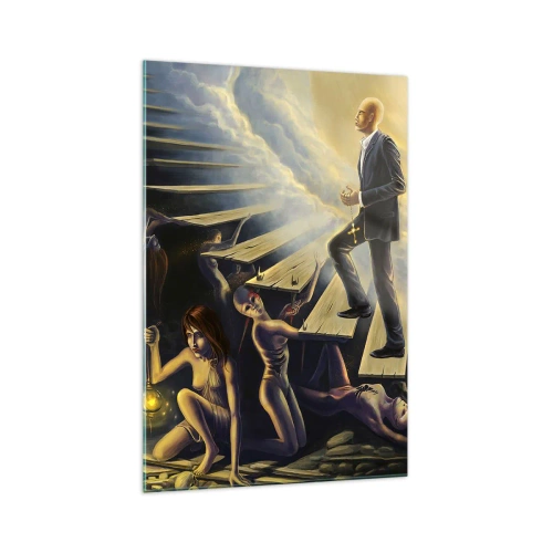 Obraz na skle - Dantovo putovanie k svetlu - 70x100 cm