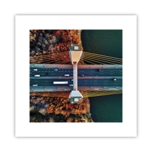 Plagát - Za vodami, za lesmi - 30x30 cm