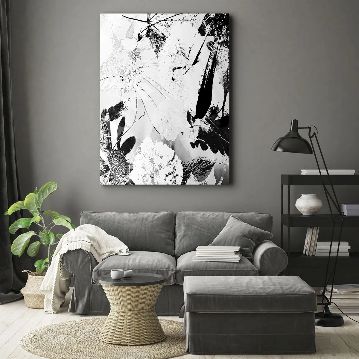 Obraz na plátne - Jeseň v negatíve - 50x70 cm