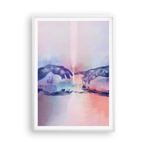 Plagát v bielom ráme - Božská iskra života - 70x100 cm
