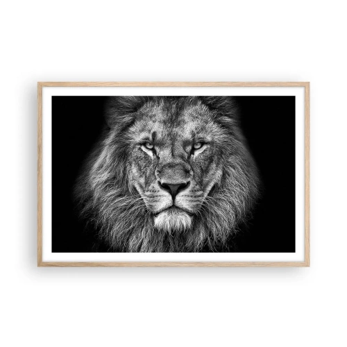 Plagát v ráme zo svetlého duba - V korunovačnom odeve - 91x61 cm