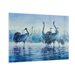 Obraz na skle - Ranné stretnutie - 100x70 cm