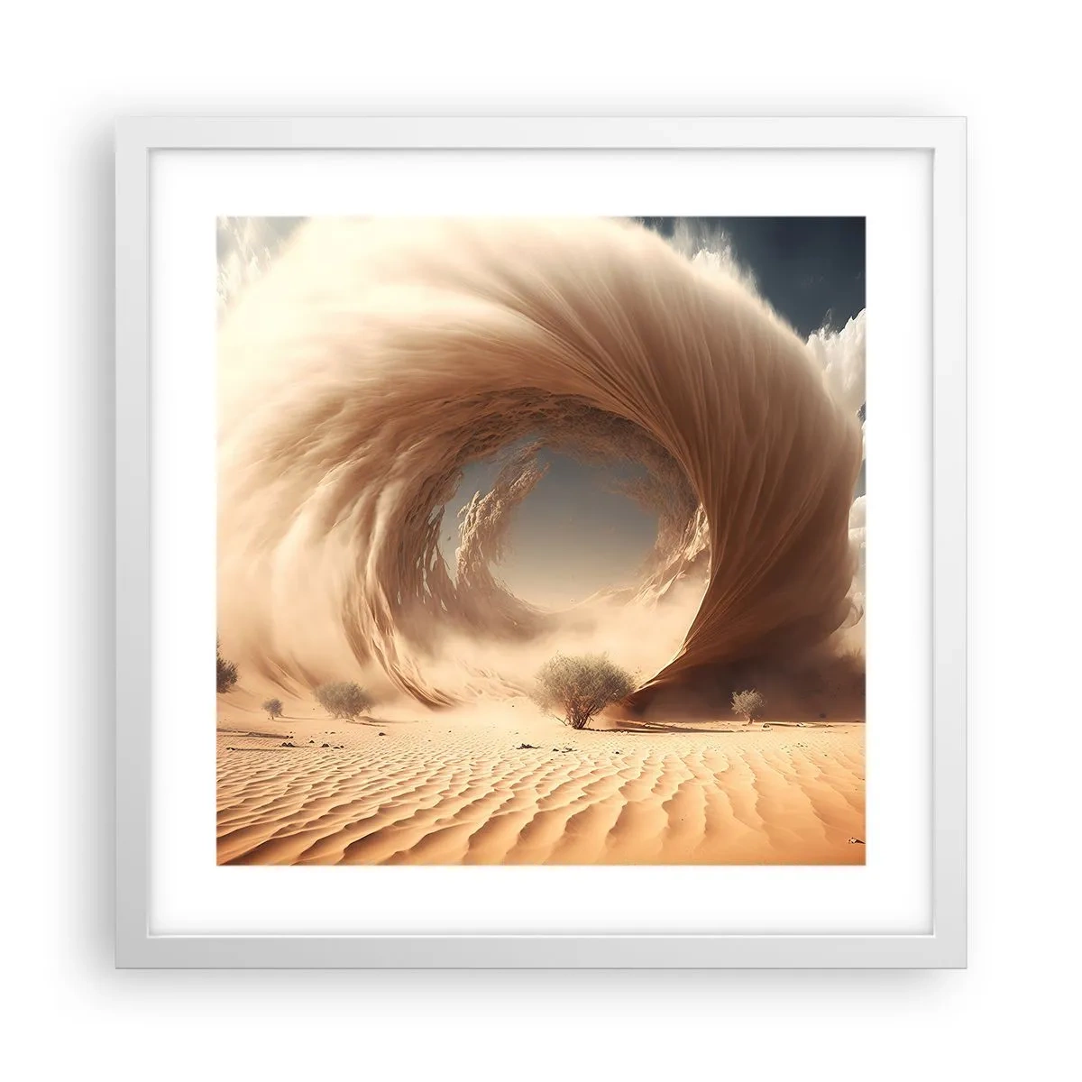 Plagát v bielom ráme - Otvorený portál - 40x40 cm