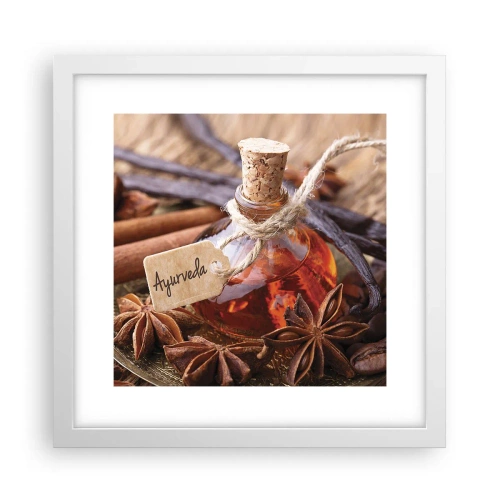 Plagát v bielom ráme - K jednote tela a ducha - 30x30 cm