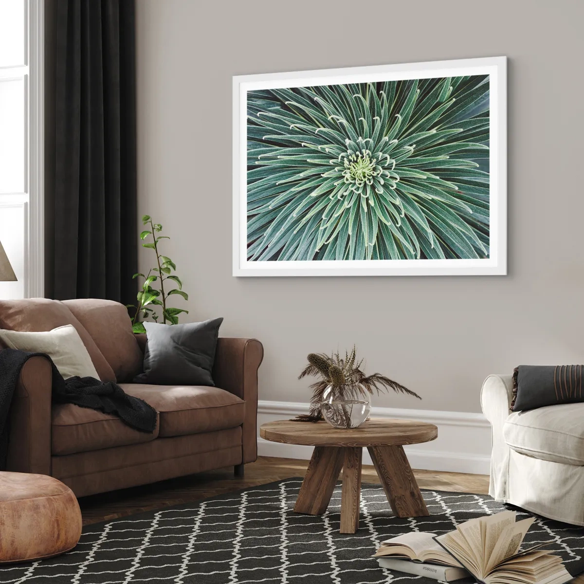 Plagát v bielom ráme - Zrodenie hviezdy - 91x61 cm