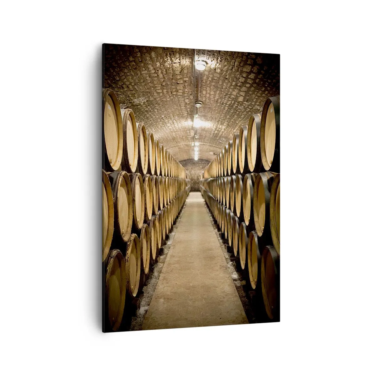 Obraz na plátne - V murovanej pivnici - 70x100 cm