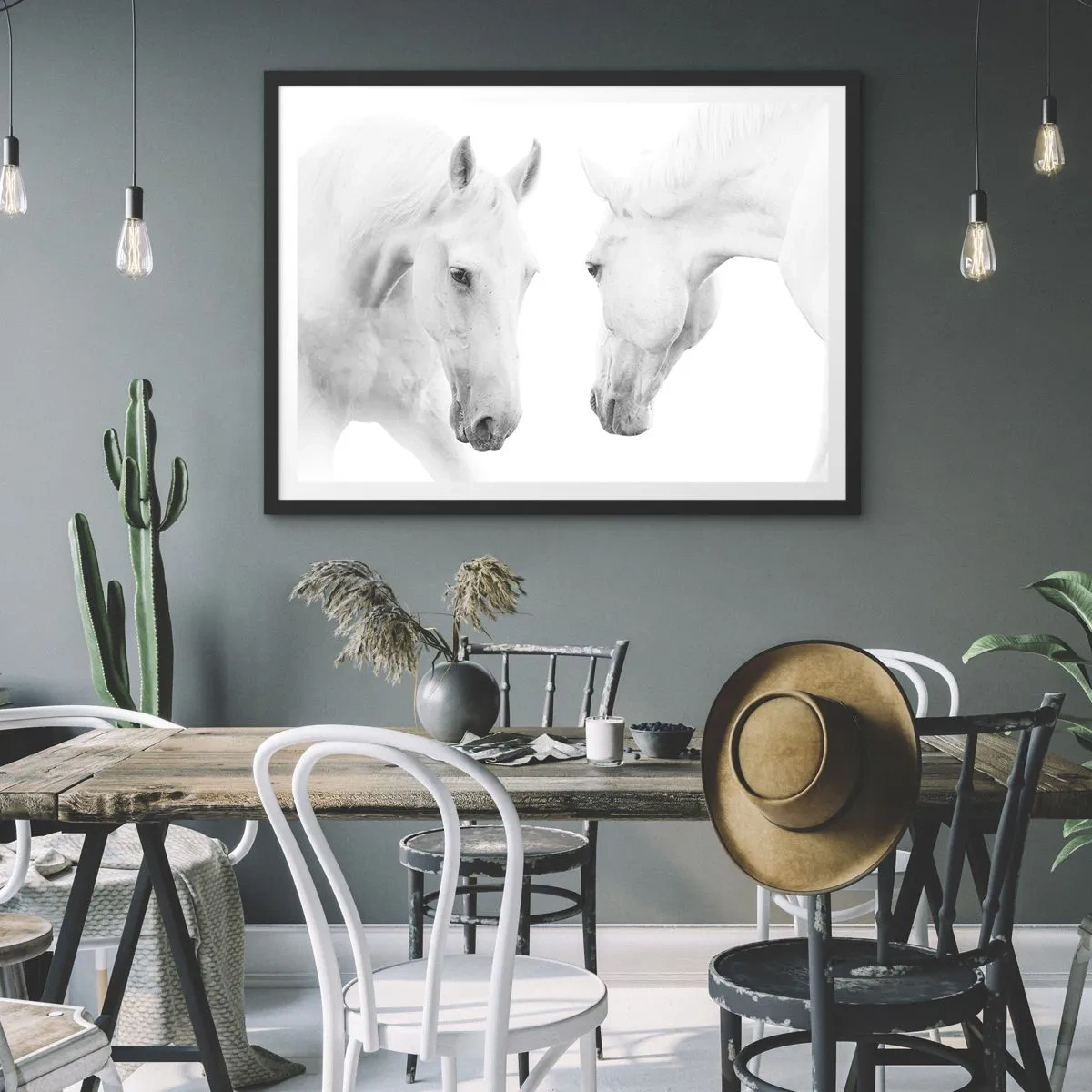 Plagát v čiernom ráme - Je to priateľstvo…? - 70x50 cm