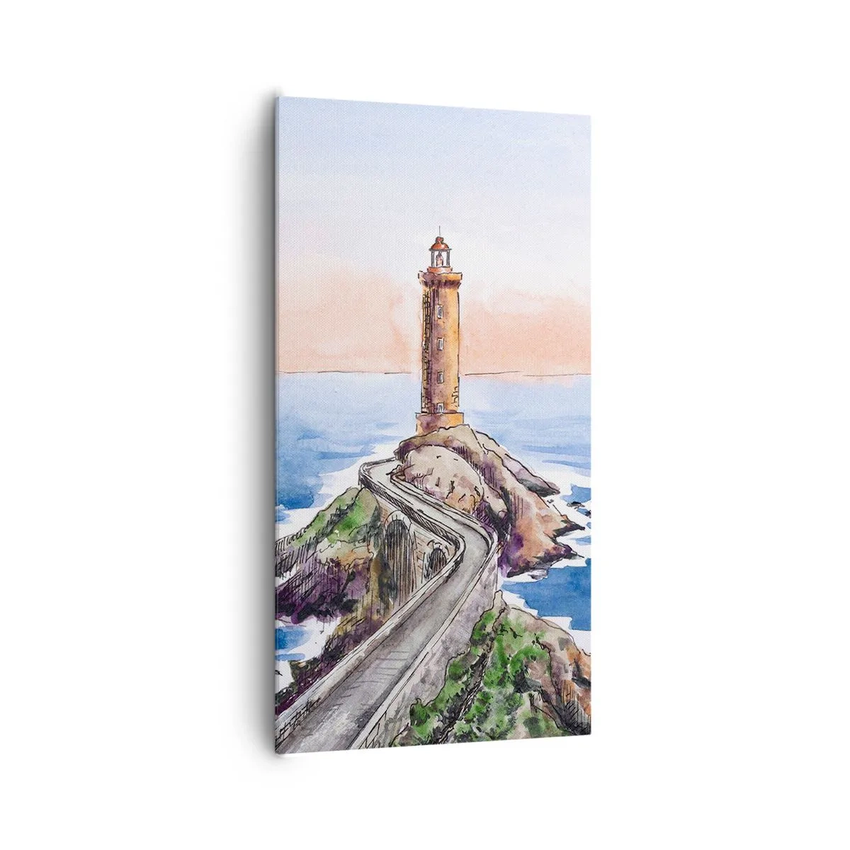 Obraz na plátne - Tvárou v tvár moru - 65x120 cm