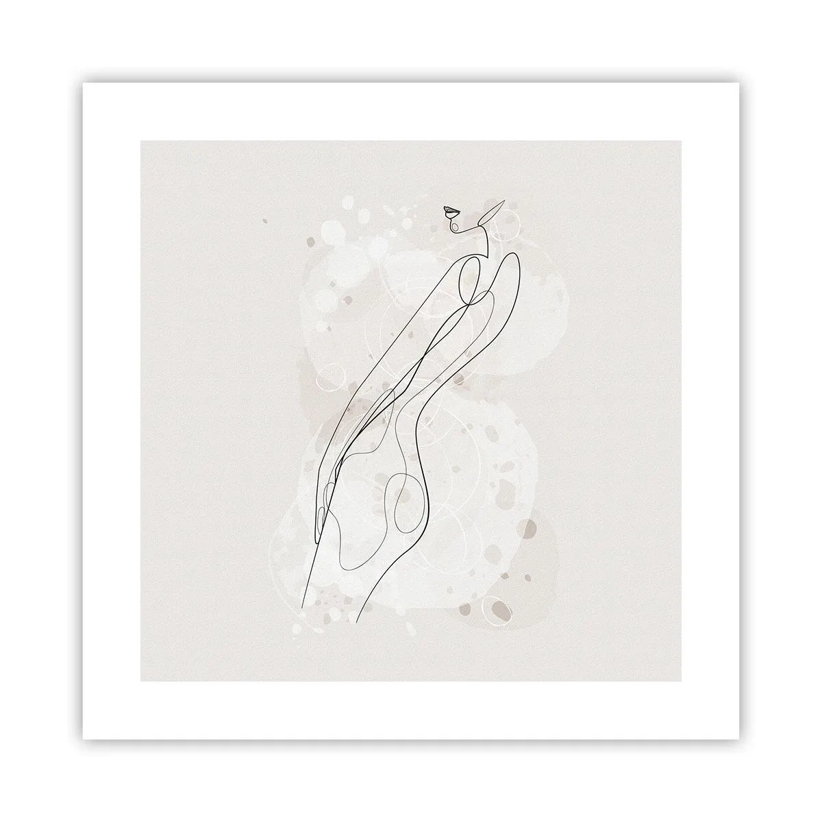 Plagát - Zablúdiť pohľadom - 40x40 cm