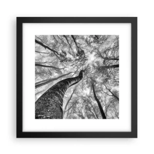 Plagát v čiernom ráme - Závod ku svetlu - 30x30 cm