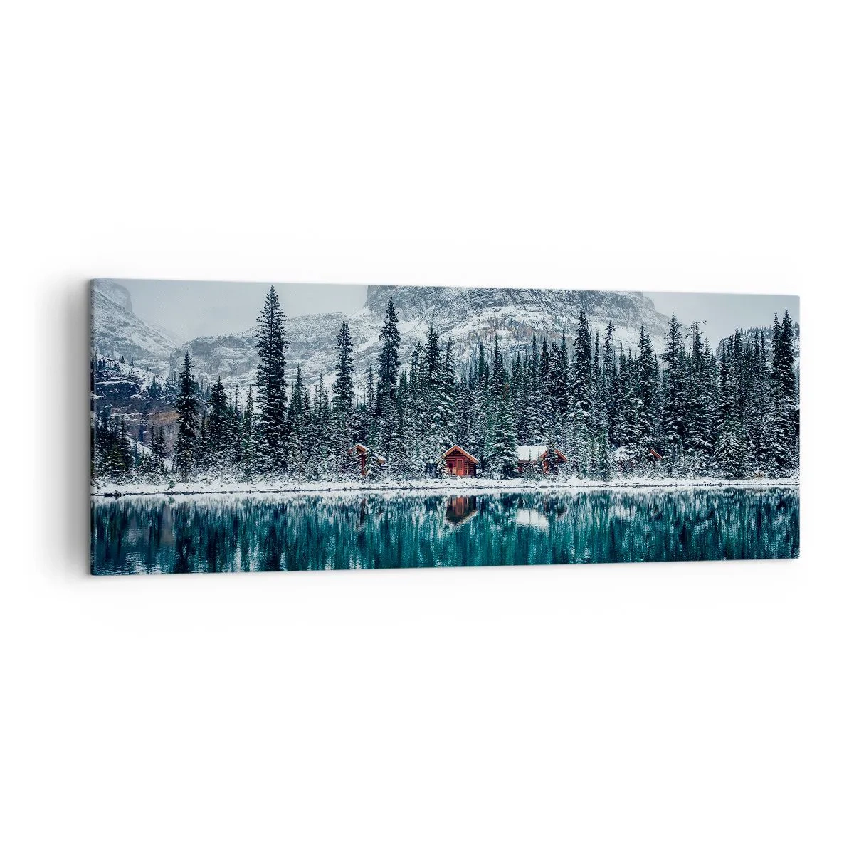 Obraz na plátne - Kanadské útočisko - 140x50 cm