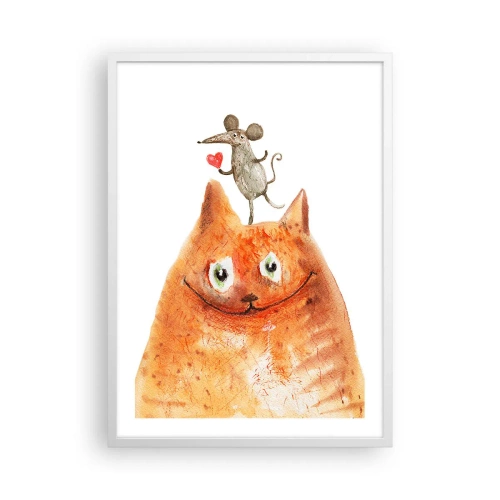 Plagát v bielom ráme - Paradoxy lásky - 50x70 cm