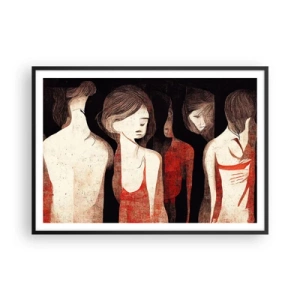 Plagát v čiernom ráme - Madony z temnoty - 100x70 cm