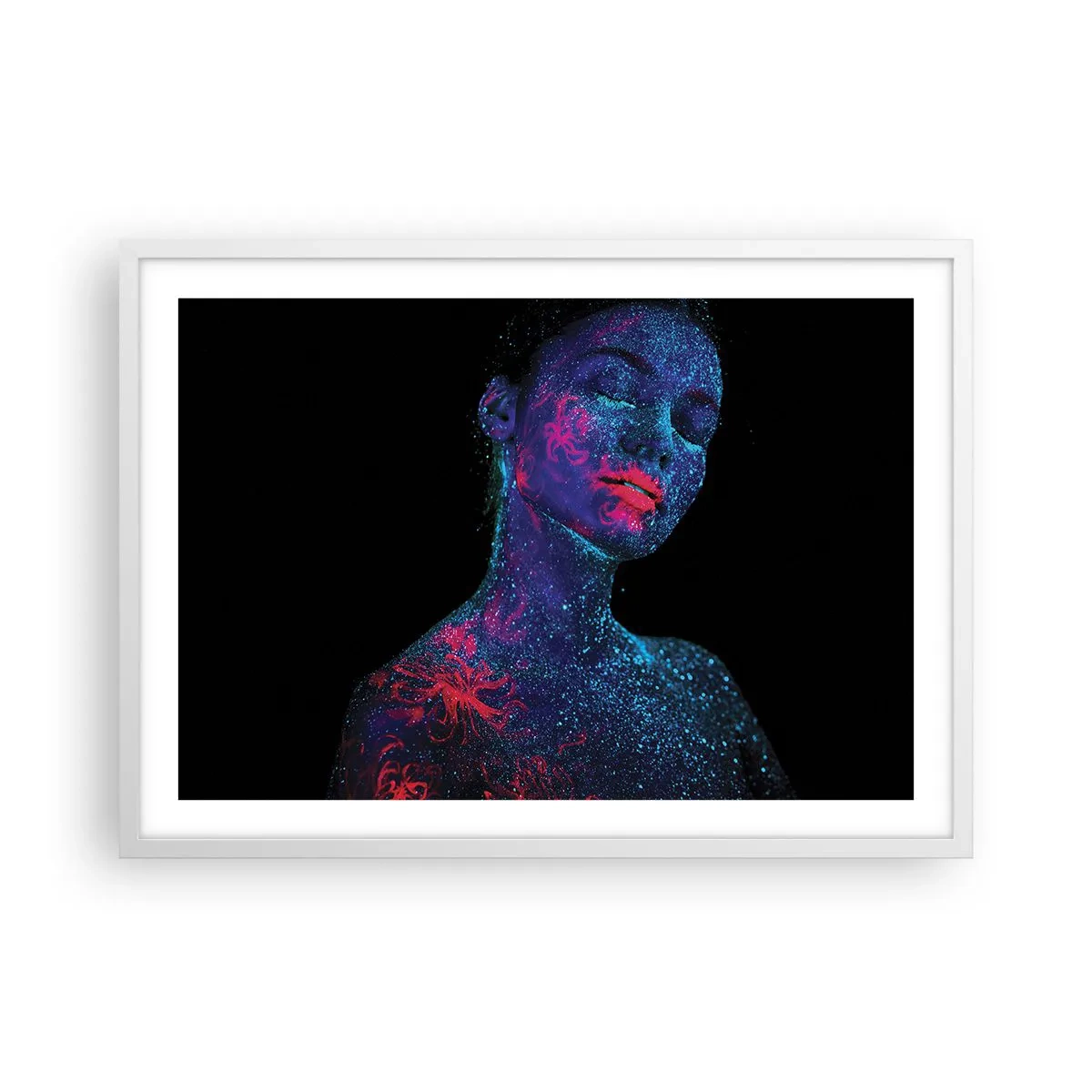 Plagát v bielom ráme - V hviezdnom prachu - 70x50 cm