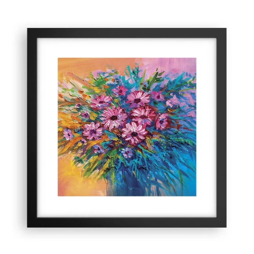 Plagát v čiernom ráme - Energia života - 30x30 cm