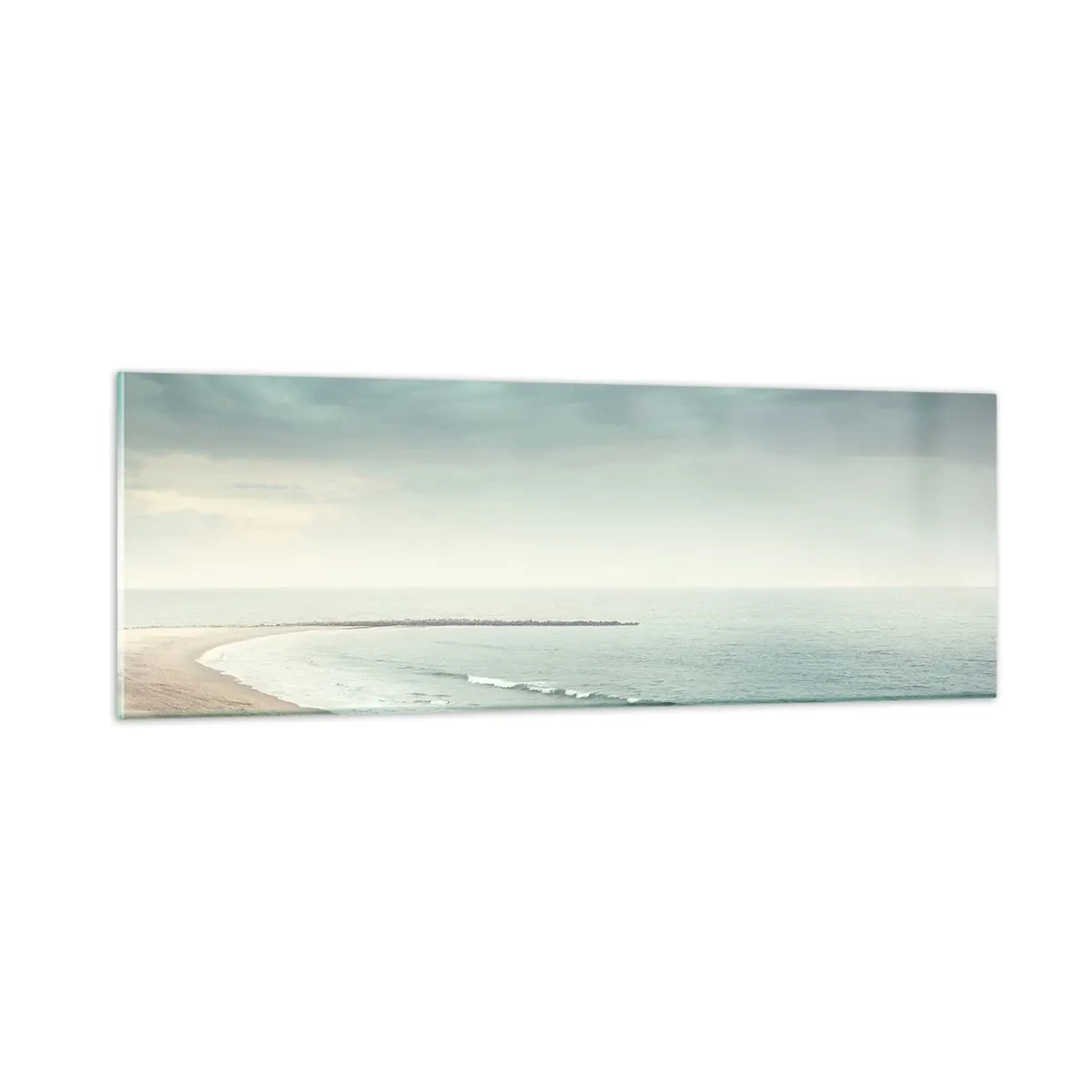 Obraz na skle - Hľadám pokoj - 90x30 cm