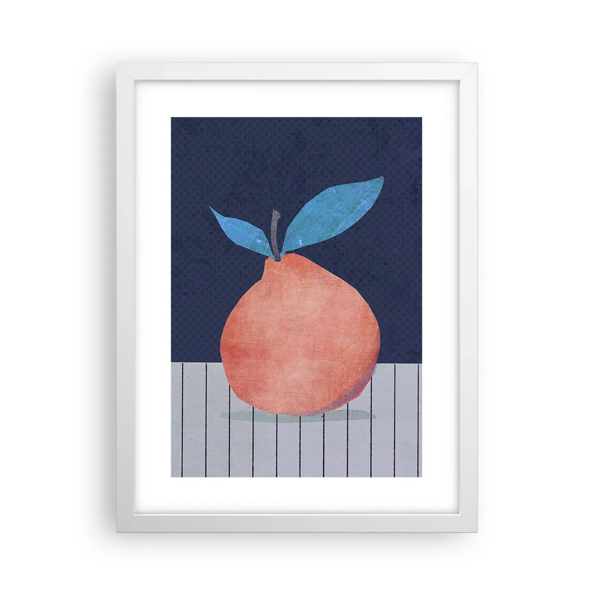 Plagát v bielom ráme - Konvexita a rovina - 30x40 cm