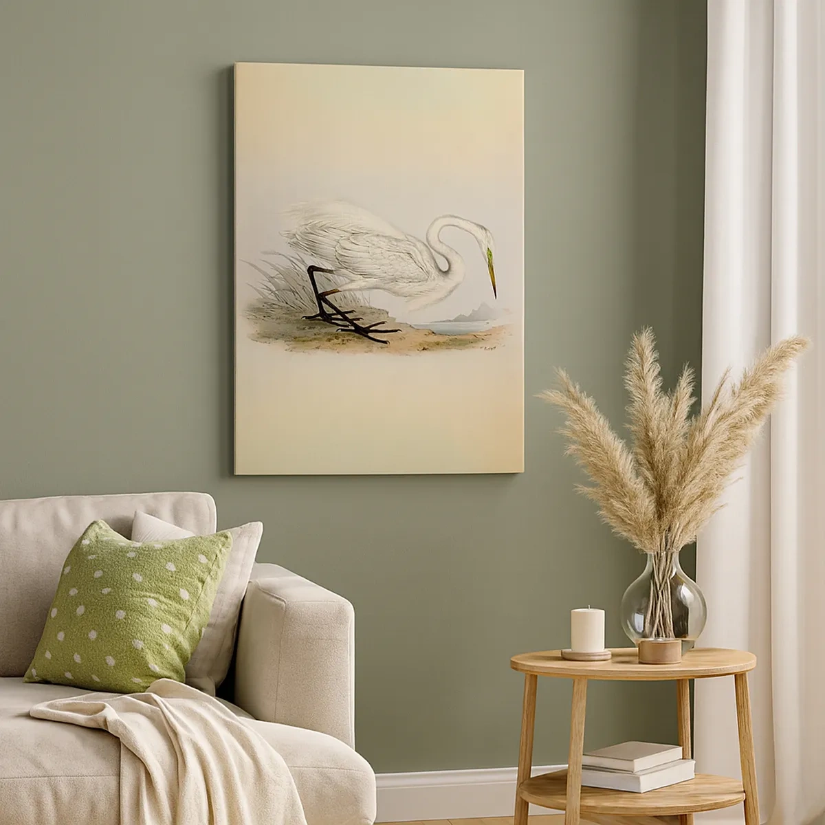 Obraz na plátne - Pani rákosín - 50x70 cm