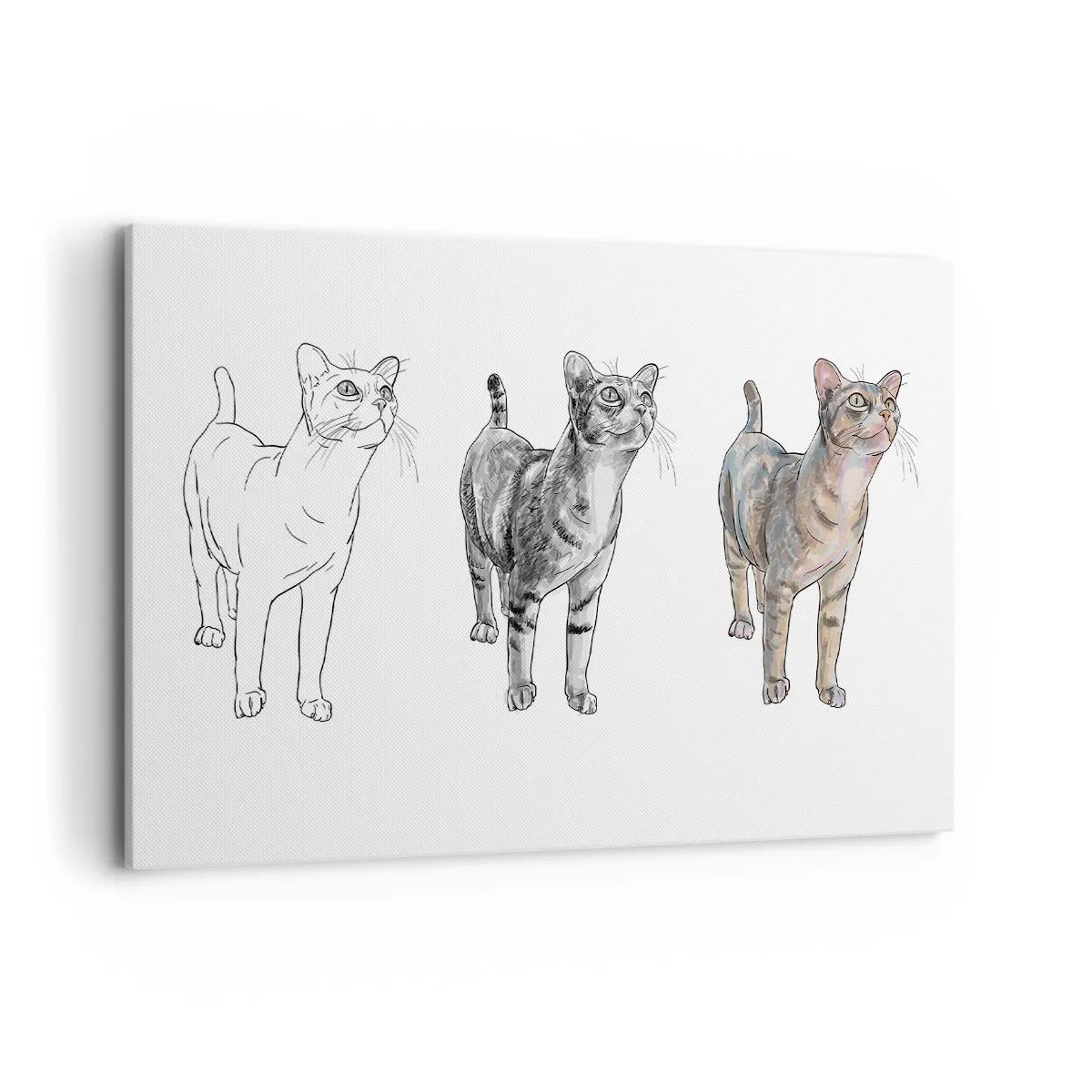 Obraz na plátne - Hodina kreslenia - 120x80 cm