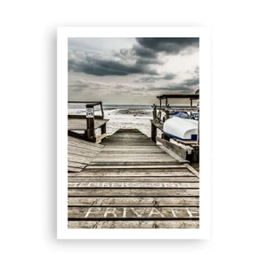 Plagát - Severná pláž - 50x70 cm