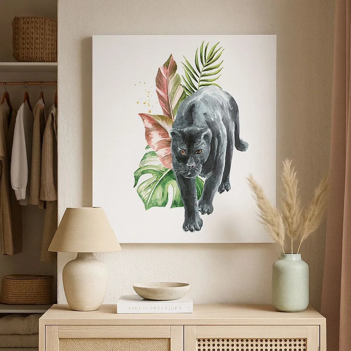 Obraz na plátne - Divokosť v srdci - 30x30 cm