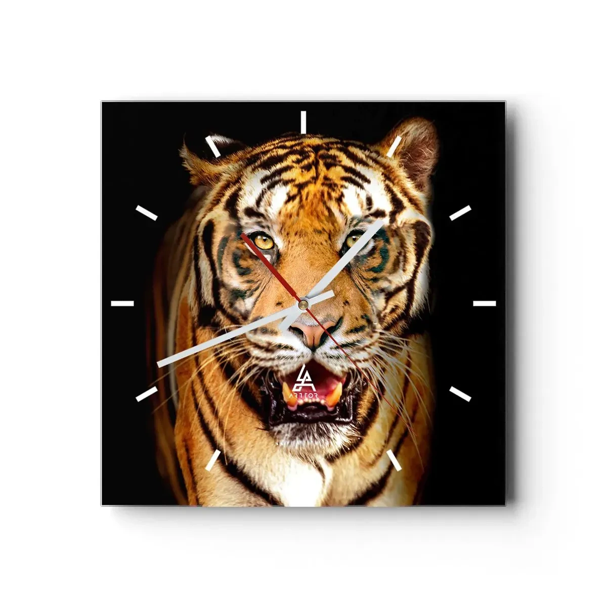 Nástenné hodiny - Divokosť v srdci - 40x40 cm