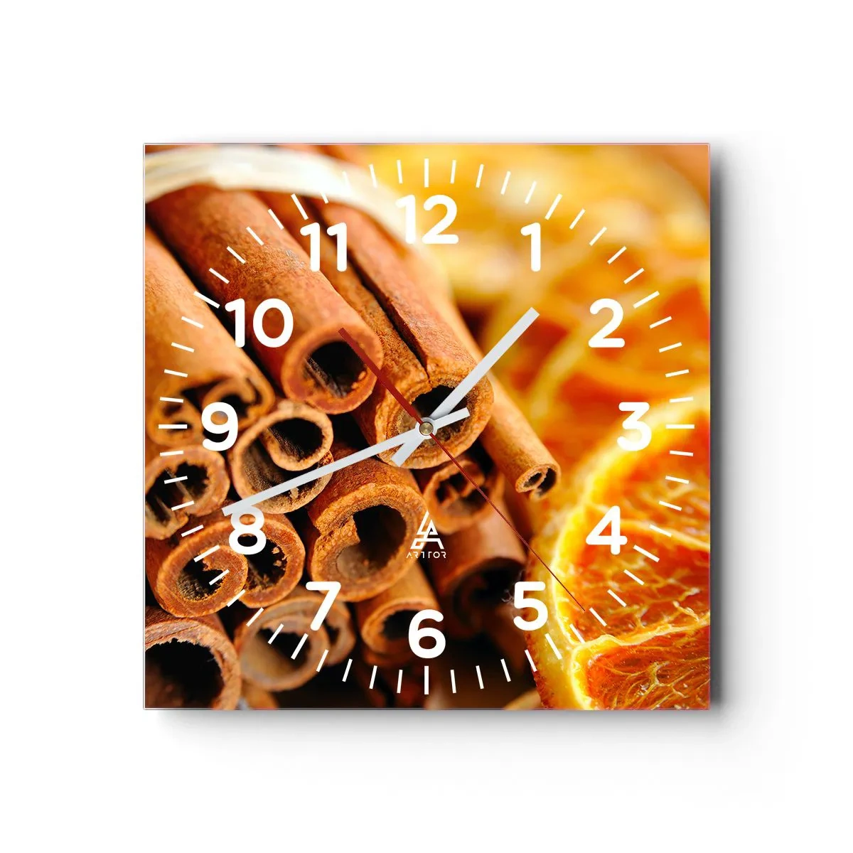 Nástenné hodiny - Cítite ich arómu? - 30x30 cm