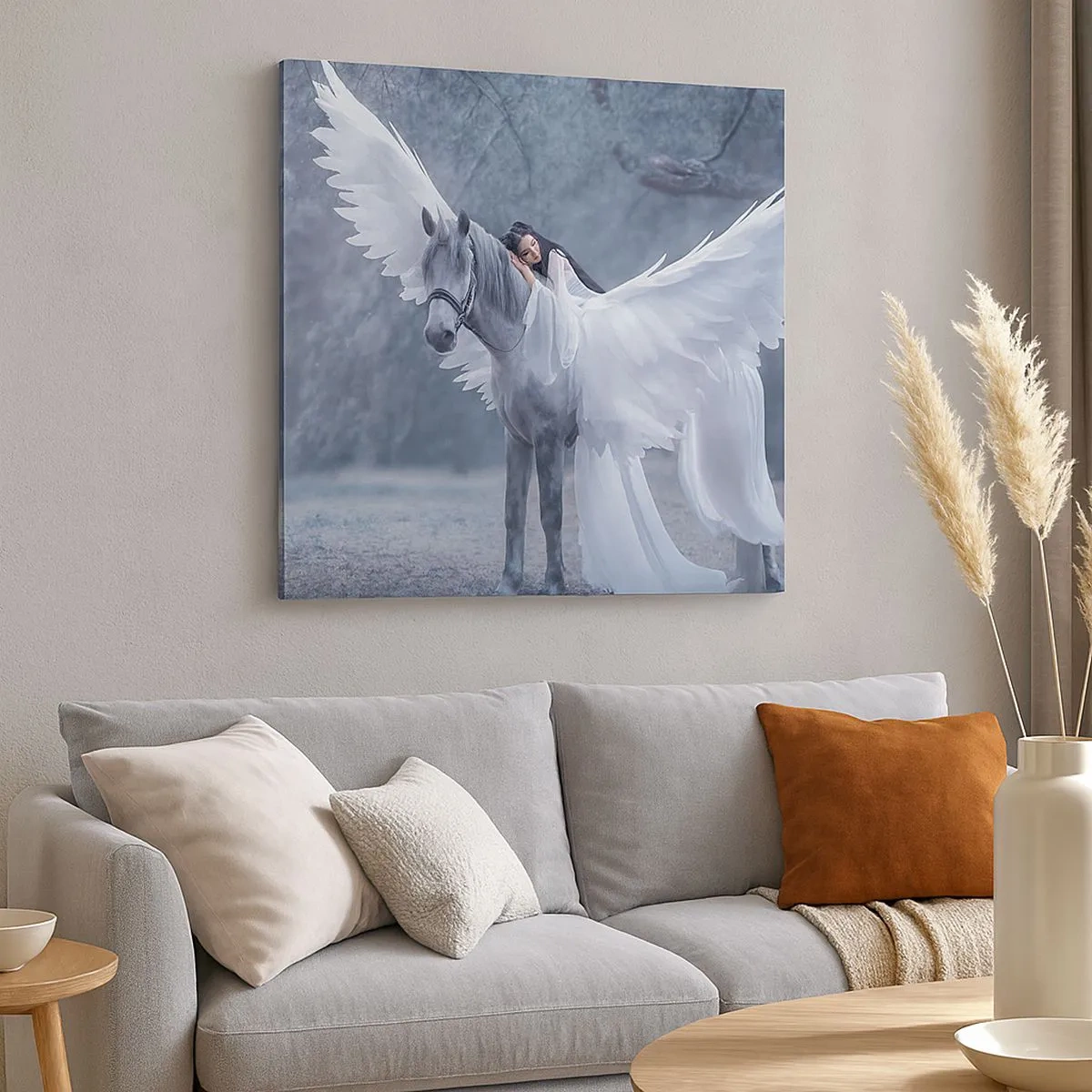 Obraz na plátne - Nadšený okamih - 30x30 cm