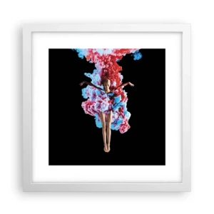 Plagát v bielom ráme - V plnom kvete - 30x30 cm