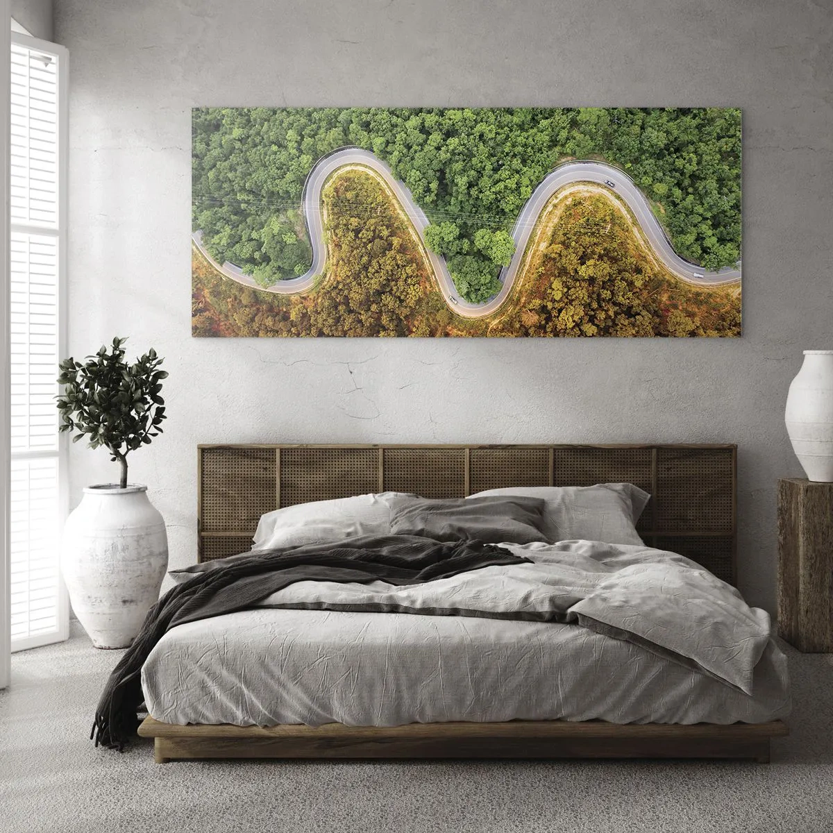 Obraz na skle - Hranice a prelomy - 100x40 cm