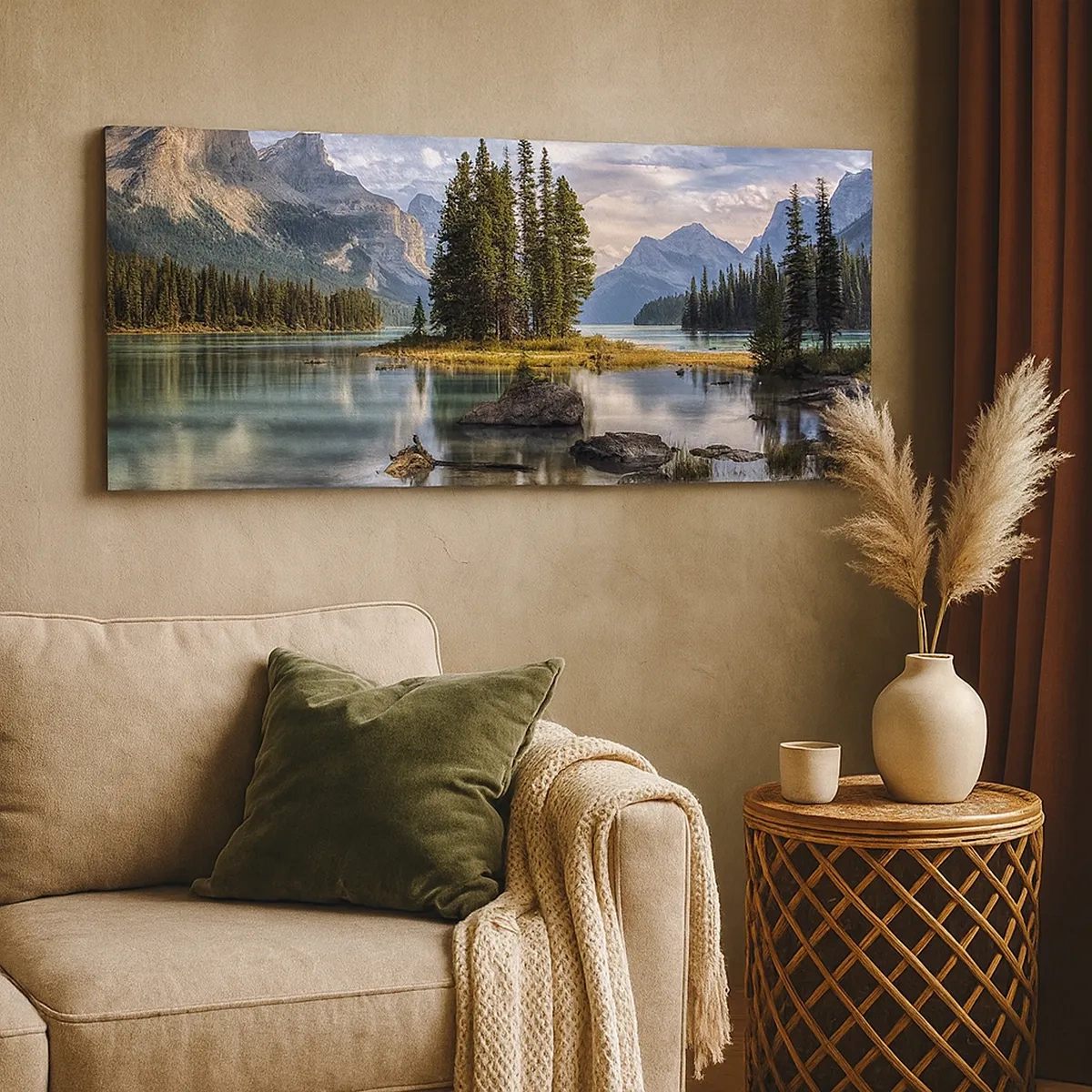 Obraz na plátne - Pri veľkej a čistej vode… - 30x30 cm