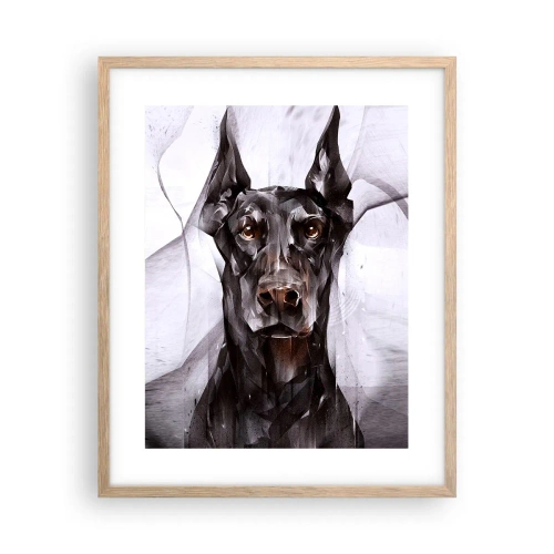 Plagát v ráme zo svetlého duba - Z urodzeného rodu - 40x50 cm
