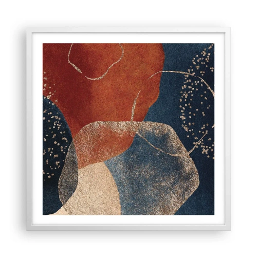 Plagát v bielom ráme - Ľahkosť bytia - 60x60 cm