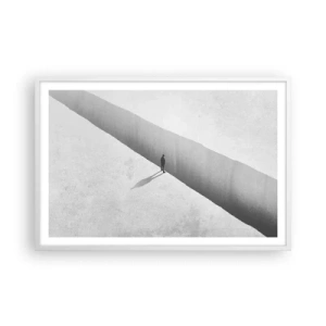 Plagát v bielom ráme - Jasný cieľ - 91x61 cm