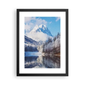 Plagát v čiernom ráme - Snehová stráž - 30x40 cm