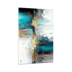 Obraz na skle - Všetko plynie - 80x120 cm