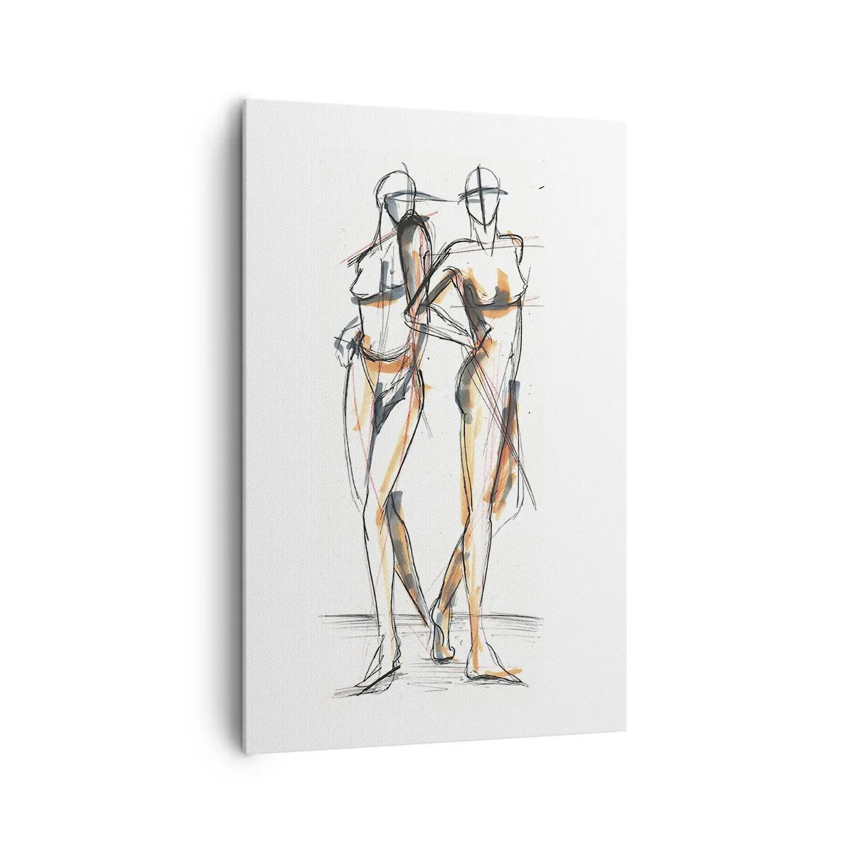 Obraz na plátne - Štúdia šarmu - 80x120 cm