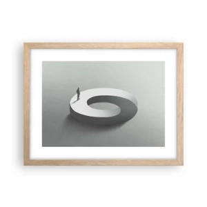 Plagát v ráme zo svetlého duba - To pochopíš - 40x30 cm