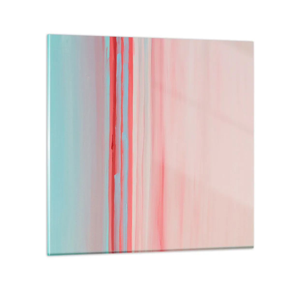 Obraz na skle - Abstrakcia za úsvitu - 60x60 cm