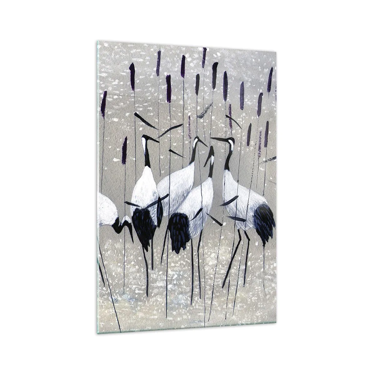 Obraz na skle - Medzi svojimi - 70x100 cm